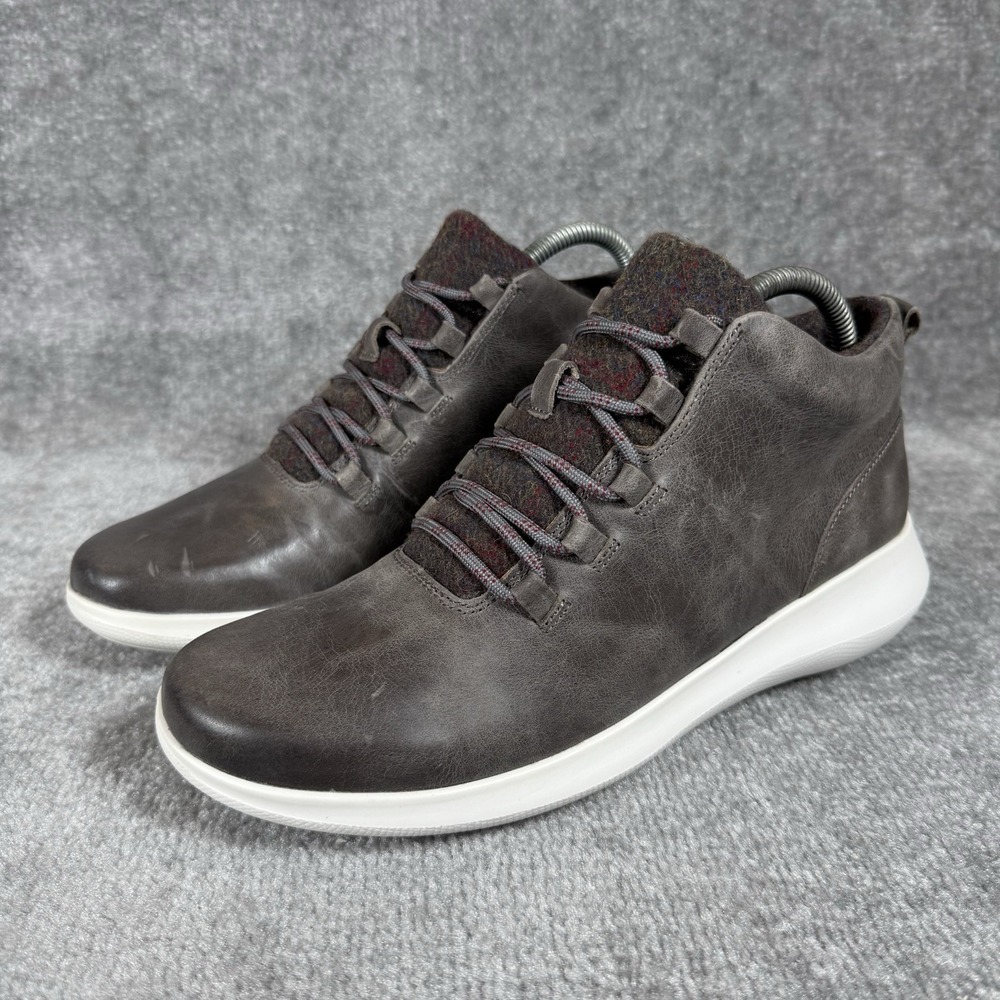 Aetrex Shoes Women's EU 40 US 9-9.5 Brown Leather Lace Up High Top Casual DB106
